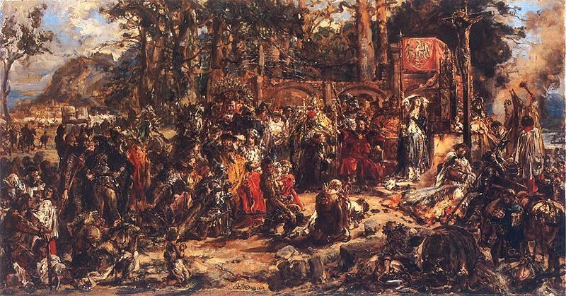 Chrzest Litwy, Jan Matejko